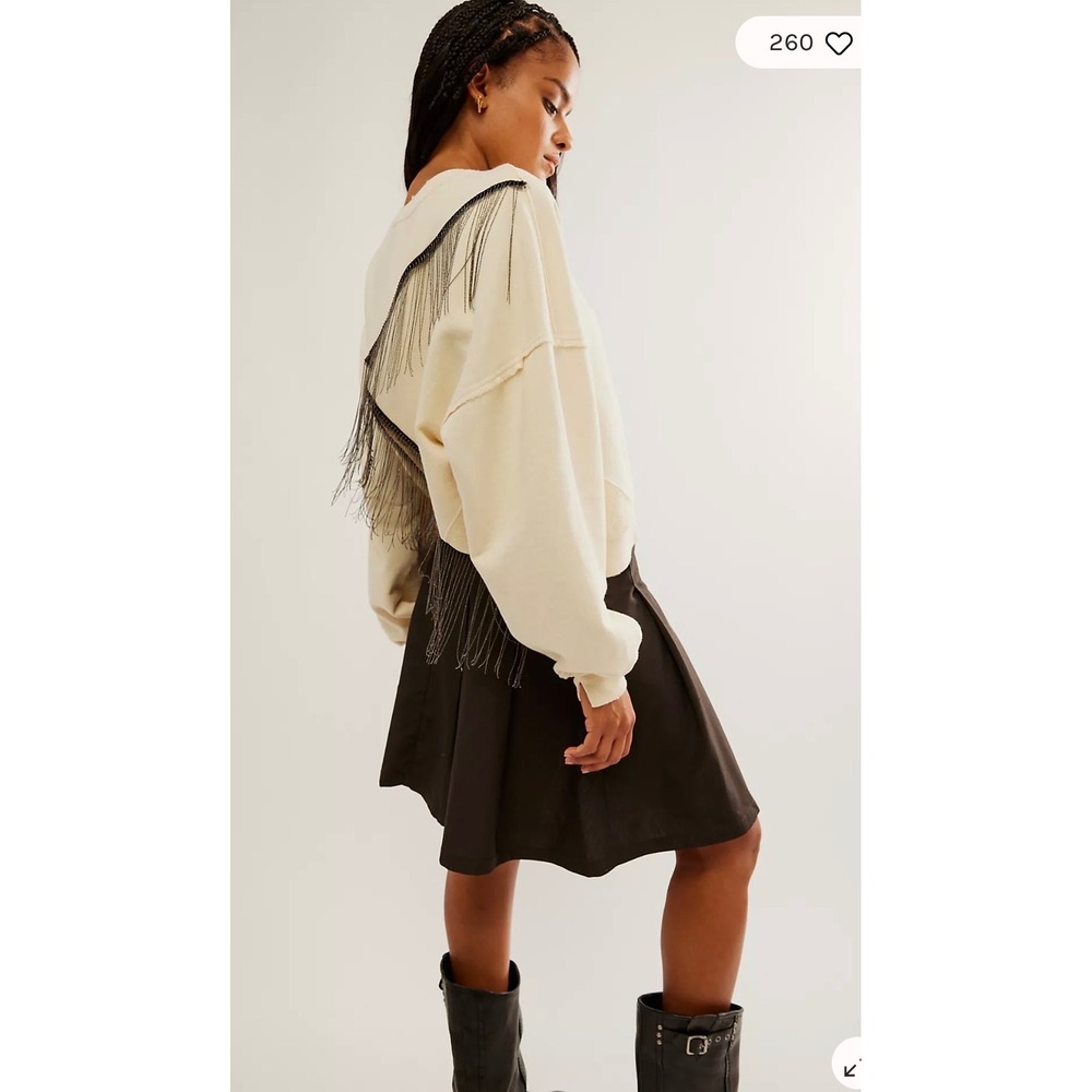 Free People x Tricia Fix Not My First Rodeo Pullover Size Small NWT